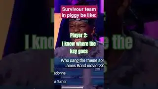 Survivour Team in Roblox Piggy be like... 