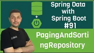 Spring Data darslari. 91 - PagingAndSortingRepository | Spring data pagination | spring data darslar
