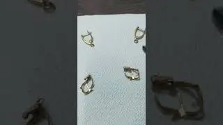 Пайка серьг