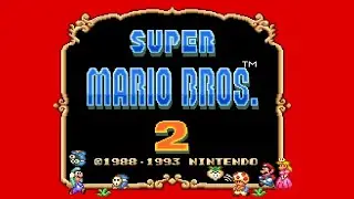 Super Mario Bros. 2 - Full Walkthrough - 2 Player (Switch)