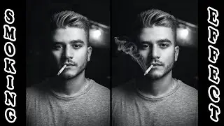 How to add Smoke to a Cigarette in Photoshop Tutorial | ARStudio | 2021
