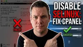 How to disable SELinux & How to install cPanel