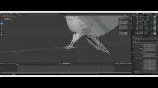 3D Eagle rigging test | blender 2.93