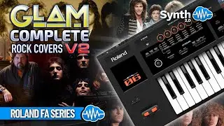 GLAM COMPLETE ROCK COVERS | ROLAND FA SERIES | SOUND LIBRARY