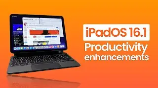 iPadOS 16.1 Productivity Enhancements! — Demo on M1 iPad Pro & iPad Pro 2018 (11-inch)
