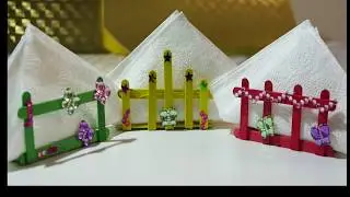 Manualidad Como Hacer Servilleteros De Paletas  HANDCRAFT HOW TO MAKE NAPKIN HOLDER DIY