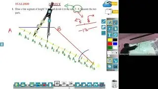 Class 10 |  NCERT EX 11.1 | Q 1 | Construction |  Division of a line segment