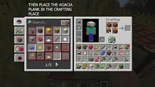 HOW TO MAKE A CRAFTING TABLE IN MINECRAFT: SURVIVAL MODE