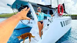 Left Her ALONE On Our Boat in the Caribbean!