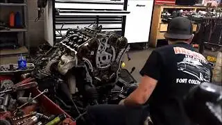 How to change a timing chain Suzuki 3 6 L Timelapse video