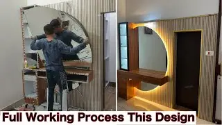 I Made a DIY Dressing Table & Mirror Setup