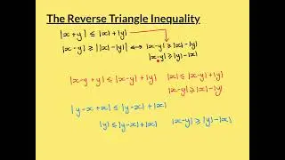 The Reverse Triangle Inequality
