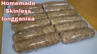 How to make Skinless longganisa at home simple pero napakasarap @cookingalazen