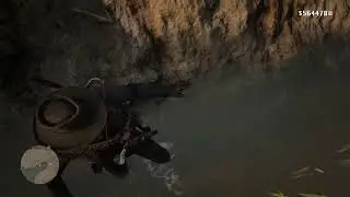 Bouncing Fish Off Knee Kills It in RDR2