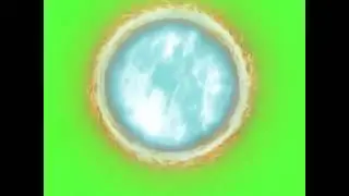 Green screen super power shield effect