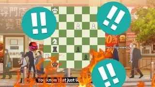 Playing your first brilliant chess move be like