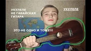 УКУЛЕЛЕ не Гавайская гитара!! Это не одно и то же!!!