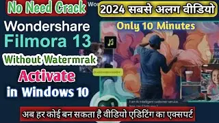 wondershare filmora 13 New Feature unlocked 2024 Without Watermark/ How To install Filmora