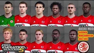 PES 2021-  PREVIEW FACEPACK MIDDLESBROUGH 2005/2006