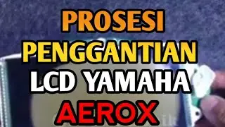 Ganti LCD yamaha aerox #serviceelektronik