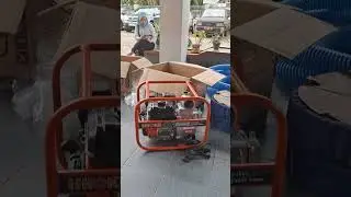 Uji Coba Mesin Pompa Air Ishoku Dengan mesin penggerak Shark