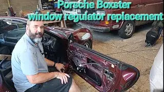 1999 Porsche Boxster 986 project Episode 6 | replacing the O/S window regulator