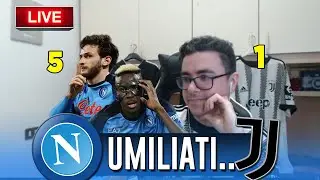 LUNGO MUSO..... NAPOLI JUVENTUS 5-1 | REAZIONE *depressa* TIFOSO JUVENTINO