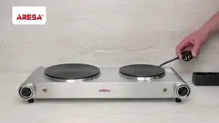 Распаковка электроплитки  / Unpacking of hotplate ARESA AR-4702