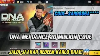 DNA MEIN DANCE 20 MILLION REDEEM CODE!!