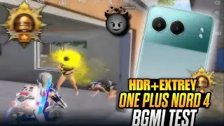 OnePlus Nord 4 BGMI 90FPS Test - OnePlus Nord 4 Pubg Graphics .! One Plus Nord 4 Bgmi Test 