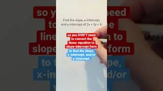 SAVE TIME with Linear Equations! 