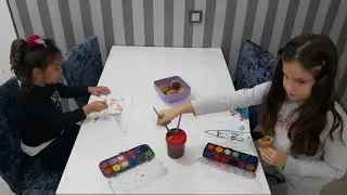 Learn colors and potato pattern