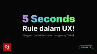 5 SECONDS RULE dalam UX Design