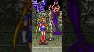 Sailor Moon Secret Boss Fight - Mega Drive Version #shorts