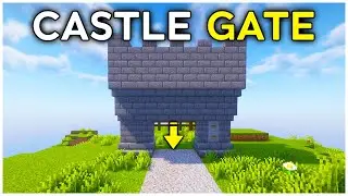 The EASIEST Working Castle Gate in Minecraft Java 1.21.5 (Tutorial)