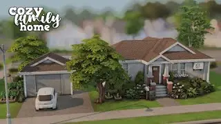 cozy family home 🌞 | the sims 4 speed build | no cc