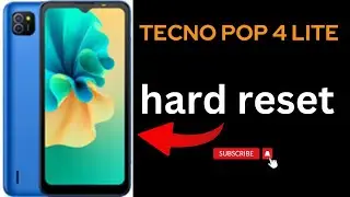 How to Hard Reset Tecno Pop 4 Lite | Remove Any Screen Lock