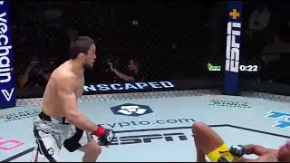 Умар Нурмагомедов оформил свой первый нокаут в UFC!