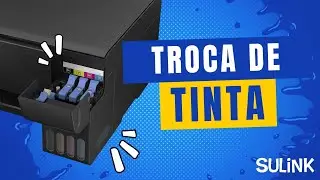 Como limpar e trocar a tinta da Impressora Epson L3110 L3210 L3150 L3250 L4150 L4160 L4260