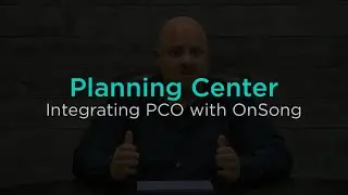 Integrating Planning Center with OnSong