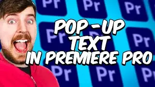 How To Make Popup TEXT Effect In Premiere Pro