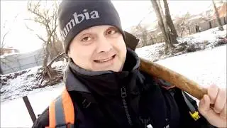 Зимняя рыбалка 2019 , прогулка по реке,проверка льда.