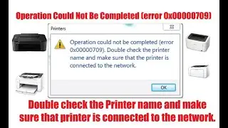 Operation Could Not Be Completed (error 0x00000709)
