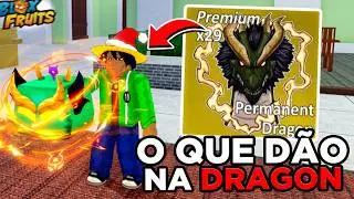 O QUE DÃO NA BOMBA DA DRAGON REWORK? - BLOX FRUITS ATUALIZAÇÃO