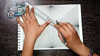 3D Line Illusion Step By Step Drawing | Easy Drawing Doodle Art 