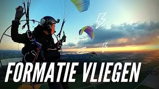 Paramotor formatie vliegen met zonsondergang 🚀 - Flightlog 011