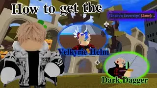 How to get Dark Dagger+Valkyrie Helm+Shadow Sovereign || Blox Fruits || Roblox