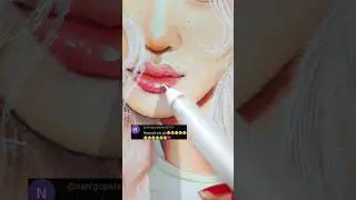 Drawing Blackpink Rosé with colourpencils, please rate it 1-100