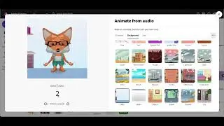 Animate from Audio in Adobe Express Part 2 