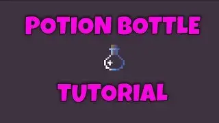 How to draw a Potion Bottle using Aseprite and Pixel Art